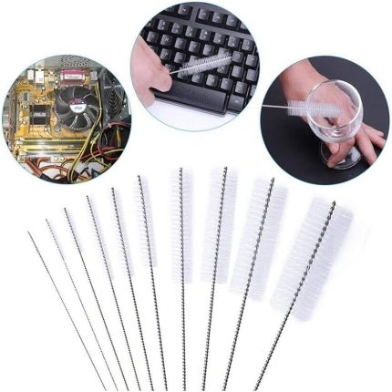 Adet Pratik Bükülebilir Temizlik Fırçası Klavye-pipet Temizleme Fırça Ince Temizlik Fırçası Beyaz