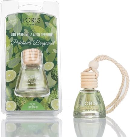 Paçuli & Bergamot Oto Kokusu 9 ML | Lüks ve Ferah Araç Parfümü, Uzun Süre Kalıcı
