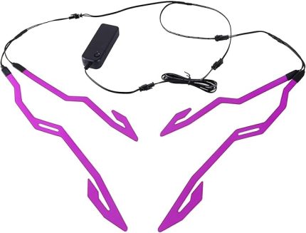 Motosiklet kaskı EL ışık motosiklet kaskı ışık şerit sürüş sinyali kask ışık şeridi su geçirmez motosiklet ışık şerit LED çıkartma motosiklet kaskı