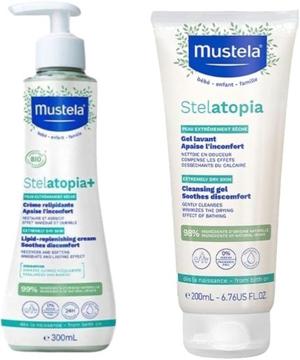 Lipit Yenileyici Krem Pompalı Şişe 300 ml - 200 ml Stelatopia Şampuan Hediyeli