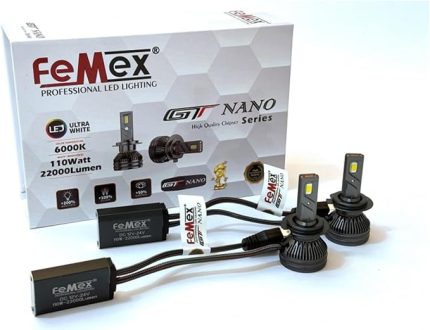 Gt Nano Pro H7 Şimşek Etkili Led Xenon 110W 22.000 Lumen