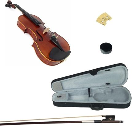 Phb-1004 Keman 3/4 Kutulu Ön Ladin Arka Ve Yanlar Akçaağaç