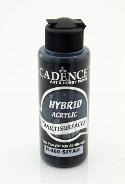 Siyah Multisurface Boya 120 ml, Standart