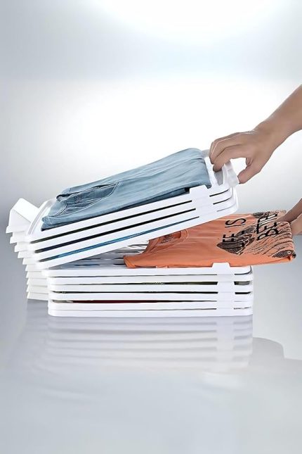 Tişört Düzenleyici - Dolap & Çekmece Içi T-Shirt Düzenleyici, 1 Adet, Beyaz