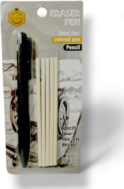 Değiştirilebilir yedek lastik bantlı mekanik silgi kalemi, 5 parça