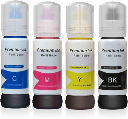 Plus L Serisi Mürekkepleri, Epson 103 Uyumlu 4 Renk +1 Siyah Takim Photoink Mürekkep -L1210-L1250-L3210-L3211-L3250-L3251-L3256-L3260-L5290-L5296