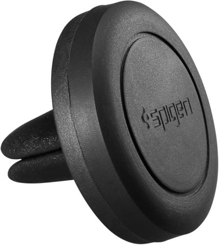 Air Vent Manyetik Araç içi Telefon Tutucu + 2 Adet Manyetik Plaka (Tüm Cihazlarla Uyumlu Araç Tutacağı) Kuel A200 Black - SGP11583