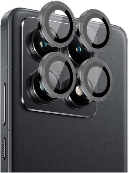 Xiaomi 14T Pro Kamera Lens Koruyucu Cam Filmi – Safir (Sapphire) | Üstün Koruma & Maksimum Şeffaflık (Siyah (Black))
