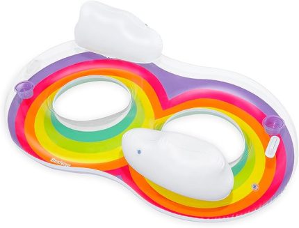 Rainbow Dreams 2 Kişilik Çift Kişilik Yüzme Tüpü 1.86 m x 1.16 m