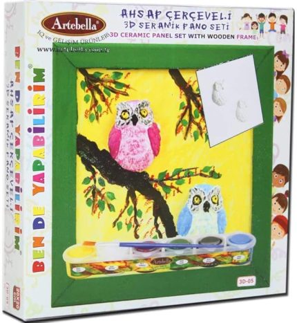 3D-05 Seramik Pano Boyama 20x20 cm