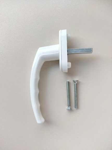 Pimapen Pencere Kolu Balkon Sürme Kapı Kolu (2, Beyaz)