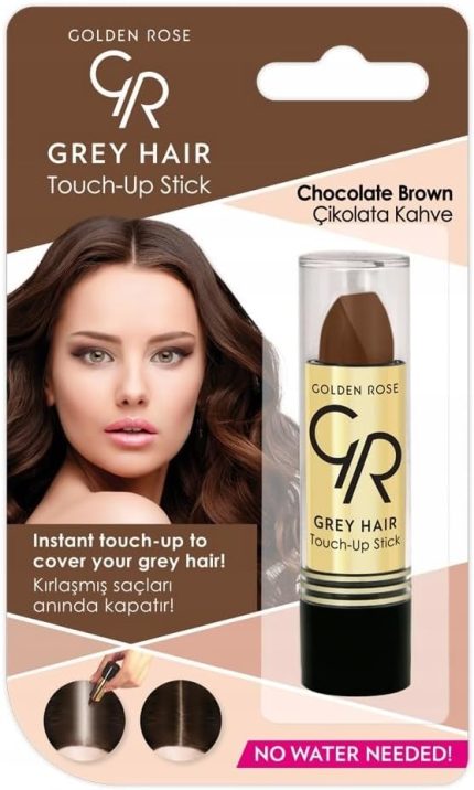 Rose Grey Hair Touch-Up Stick (Chocolate, Kahverengi No:08)