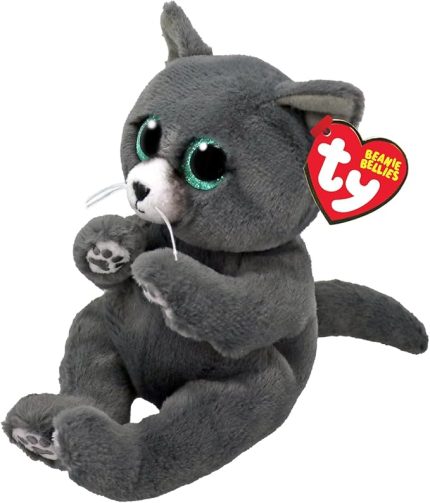 Binx Rus Blue Cat Beanie Bellies Regular - Squishy Beanie Baby Soft Plush Toys - Koleksiyonluk Sevimli Dolgulu Teddy