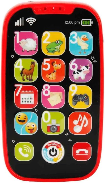 Eğitici Telefon Kırmızı Sesli B/O