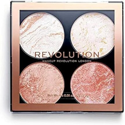 REVOLUTION LONDON Cheek Kit Brozlaştırıcı Ve Aydınlatıcı 4'lü Allık Paleti