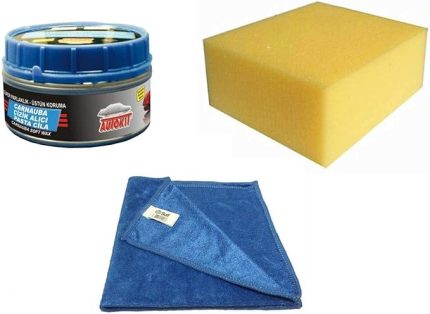 Araç Kaporta boya araba tampon cizik giderici Pasta Cila Seti Autokit Carnauba çizik alıcı Set