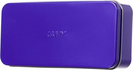 Safari Violet Metal Kutu, Kalem Kutusu, 2-3 Kalem için, Mor
