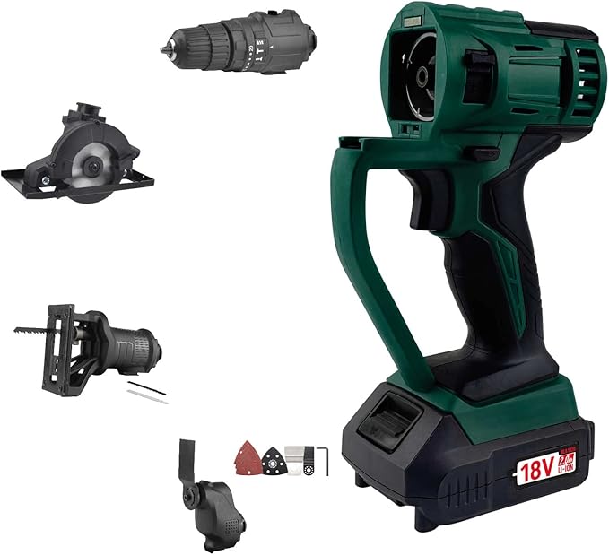 KLMS18-20 18 V 2 Ah Li-on Çift Akülü Darbeli Vidalama Multi Set