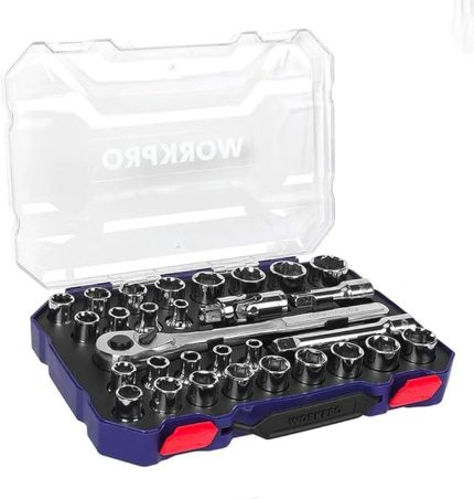 WP202525 30 Parça 1/2’’ CR-V Metrik/İnç Profesyonel Lokma Takımı