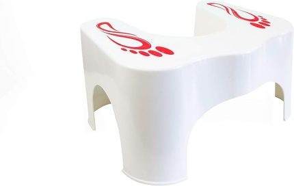 Klozet Taburesi, 44 x 21 x 31 cm, Beyaz