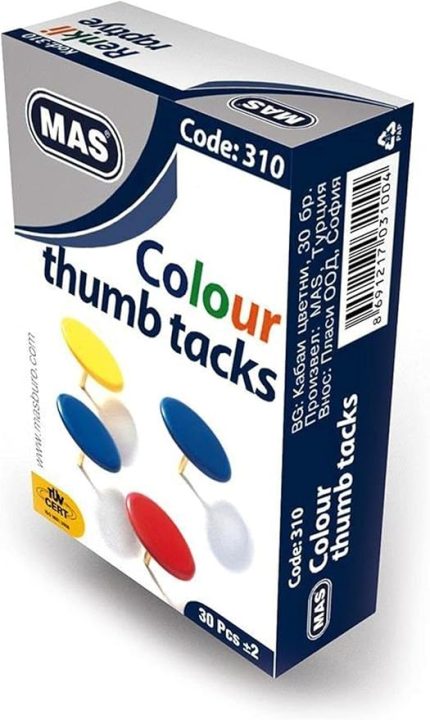 Renkli Raptiye Pvc Kaplı Karışık