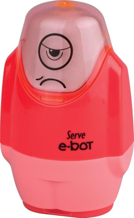 E-Bot Silgili Kalemtiraş Fosforlu Kırmızı