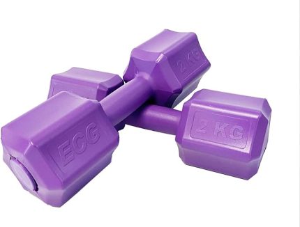 2 Kg Mor Dambıl Seti 2 Kg x 2 Adet Toplam 4 Kg Ağırlık Seti