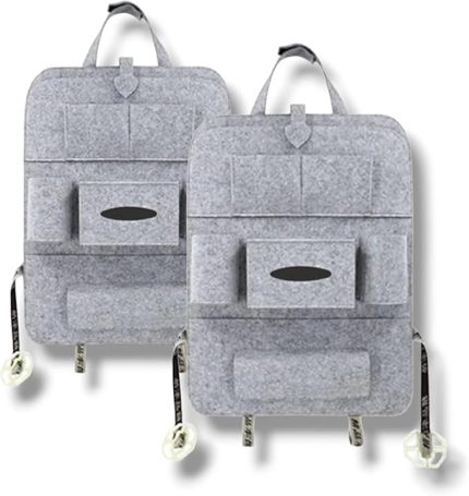 Koltuk Arkası Organizer, Araç için Koltuk Arkası, Bagaj Organizer (Gri) (2)