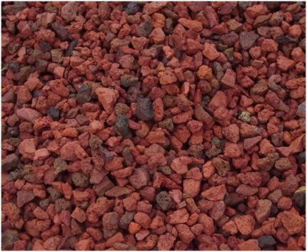 Tarım Pomzası 25 Kg 5-10 Mm Kırmızı Pomza Cüruf Lav Taşı Kırmızı Ponza Volkanik Cüruf