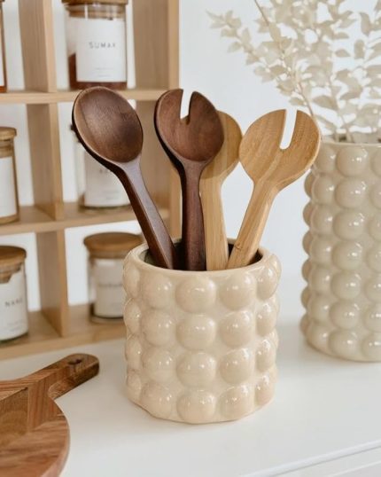 13CM Bubble Seramik Vazo