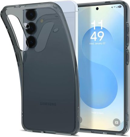 Galaxy S25 ince Kılıf Liquid Crystal Sararma Karşıtı DuraClear™ Hava Kanalı Teknolojisi™ Askeri Sınıf Koruma Space Crystal Şeffaf Kapak - ACS08996