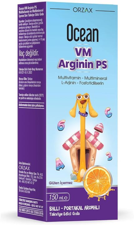 VM Arginin PS 150 ML Ballı Portakal Aromalı Şurup