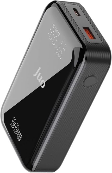 10000mAh 33W LED Watt Amper Göstergeli USB-A + Type-C Powerbank Taşınabilir Hızlı Şarj Cihazı