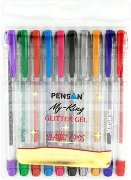 My-Kıng Simli Jel Kalem 10Lu Set - PE02227JK00S10