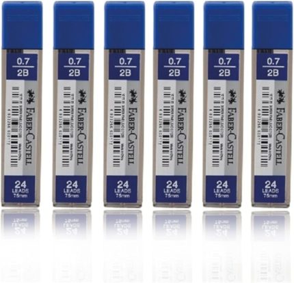 Faber Castell 6 Tüp 75mm 2b 0.7 Kalem Ucu