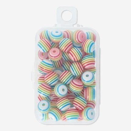 Marifetlerim -Gökkuşağı Delikli Boncuk 7 mm