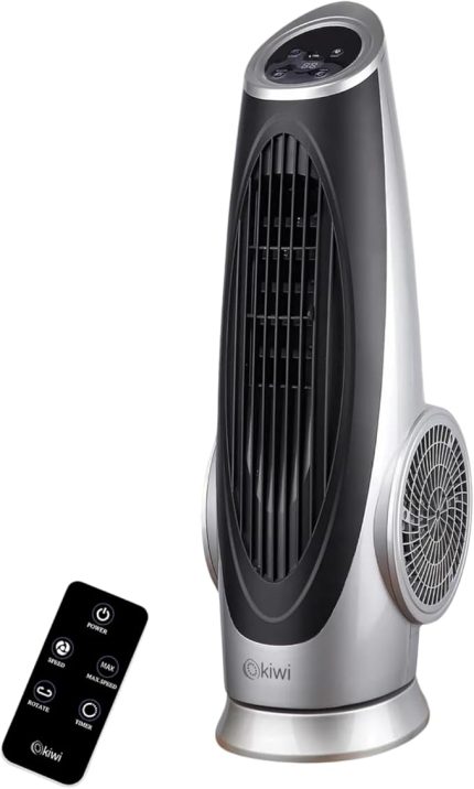 Gösterge Panelli Yatay Salınım Fonksiyonlu Kule Tipi Turbo Vantilatör