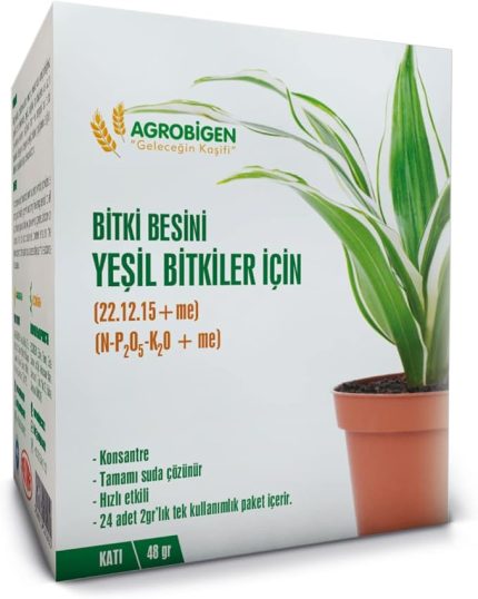 Bitkiler için Bitki Besini(Katı-2 gr x 24 adet)