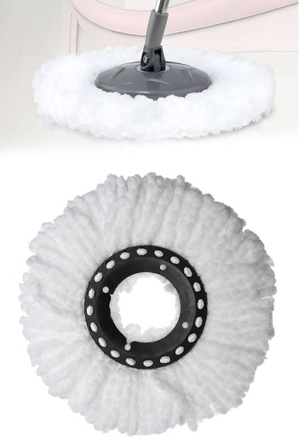 Home Mikrofiber Döner Başlıklı Yedek Mop Bezi