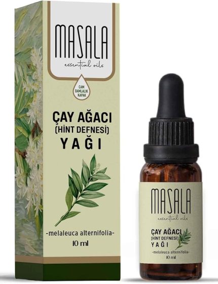 Saf Çay Ağacı (Hint Defnesi) Yağı 10 ml. (Tea Tree Oil)