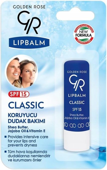 Rose Lip Balm Dudak Bakım Kremi SPF 15 Classic No:01