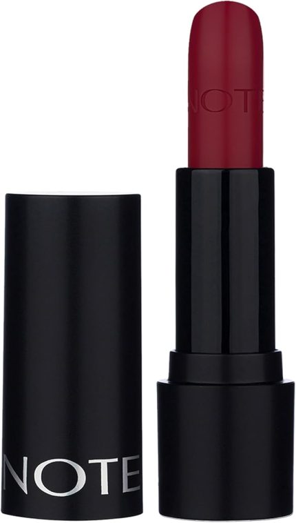 Deep Impact Lipstick 14 Warm Cherry Kremsi Dokulu Yarı Parlak Ruj, Kırmızı