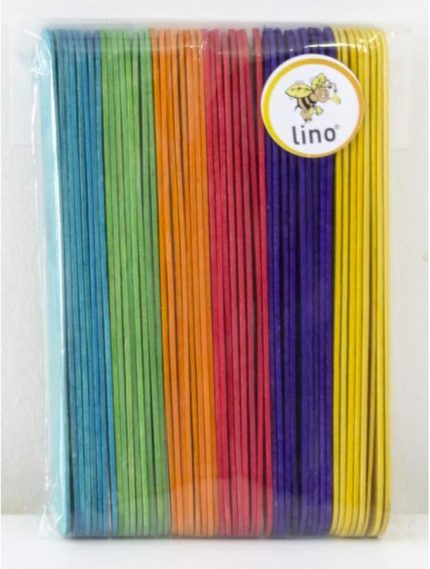 Ahşap Çubuk Renkli 11 cm 50'Li