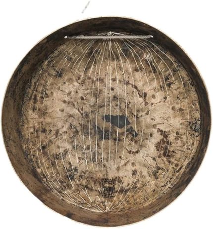 Yapımı Bakır Gong - Yuvarlak Çekiçli 38 cm Kilise ve Opera Vurmalı Çalgı, Müzik Meraklıları ve Performansları için İdeal, Dayanıklı ve Otantik Ses Kalitesi
