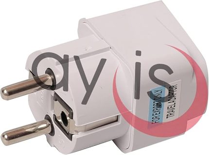 Evrensel Adaptör Seyahat Fişi Beyaz AB Normu - 250V AC 10~16A