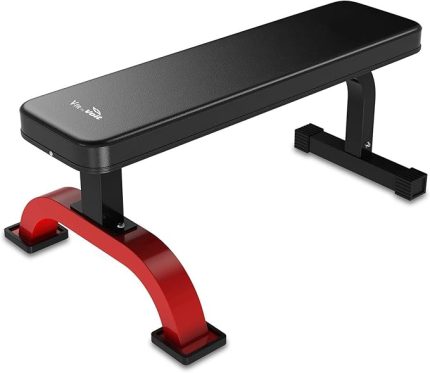 by Voit S212 Flat Bench, Kalın Profil, Düz Ağırlık Sehpası, 2 Yıl Garantili