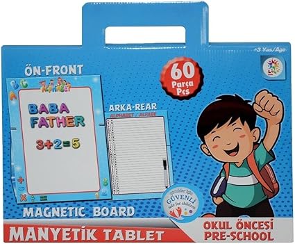 Manyetik Tablet Yazı Tahtası Mavi - Görsel 2