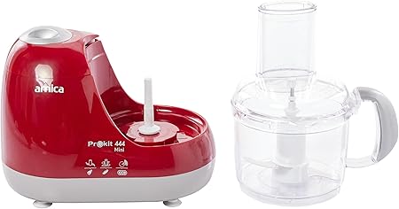 Prokit 444 Mini Mutfak Robotu, 1 L Hazne, 600 W, Hamur Karıştırma, Kırmızı - Görsel 4