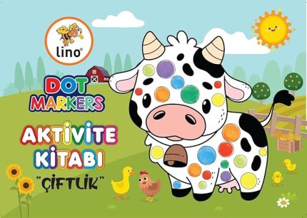 Dot Markers Boyama Kitabı Çiftlik