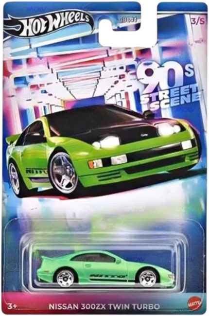 Wheels 90 Lar Sokak Sahnesi Temalı Arabalar NISSAN 300ZX TWIN TURBO JCB59